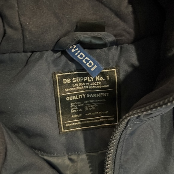 H & M Mens Jacket DB supply tag - Picture 2 of 5